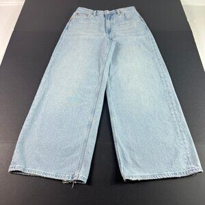 Rails Jeans Women's 26x26* Angeleno Crop Ultra Wide Leg Light Blue Denim Tag 24